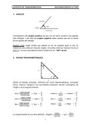 APUNTS DE TRIGONOMETRIA MATEMÀTIQUES 4T ESO - Bell-lloc