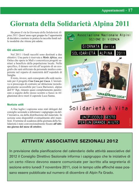 alpin fa grado settembre 2011 - COP 2.qxd - Sezione Vicenza