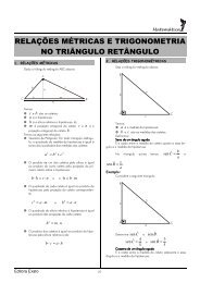 relações métricas e trigonometria no triângulo retângulo