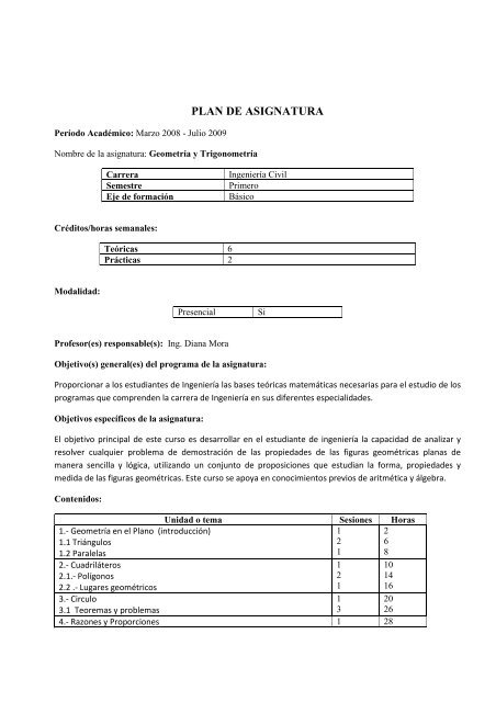 SILABO GEOMETRIA Y TRIGONOMETRIA