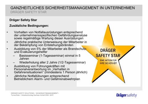 ganzheitliches sicherheitsmanagement - Arbeitsschutztag in ...