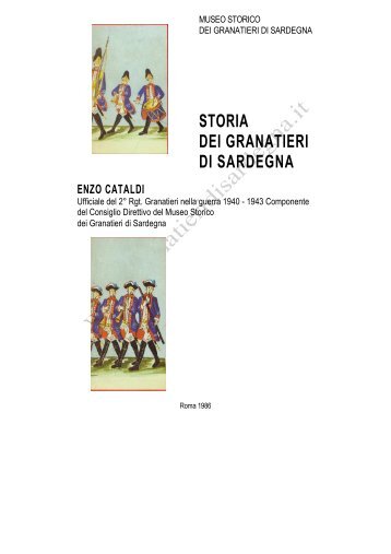 Testa - Associazione Nazionale Granatieri di Sardegna