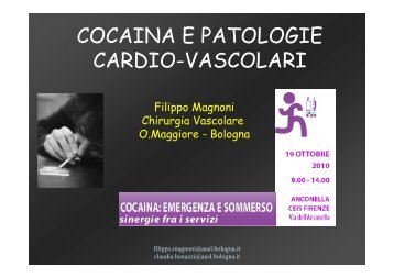 Cocaina e patologie cardio-vascolari – Dott. Magnoni - Cesda