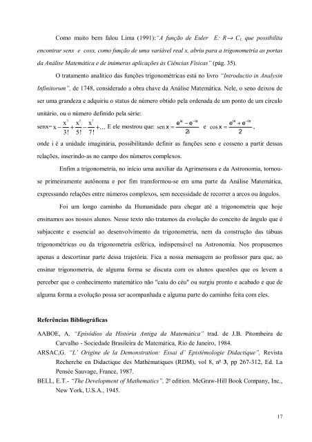 A História da Trigonometria - Ufrgs.br