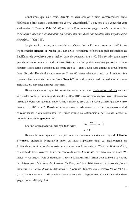 A História da Trigonometria - Ufrgs.br