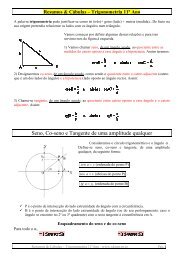 relações métricas e trigonometria no triângulo retângulo