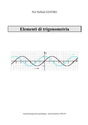 Elementi di trigonometria - Matematicamente.it