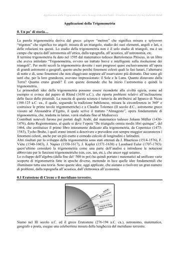 15 esempi di trigonometria applicata al mondo reale