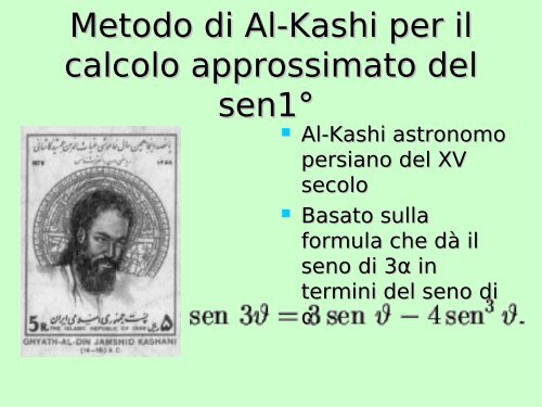 Piccola storia della trigonometria - Dipartimento di Matematica "U ...