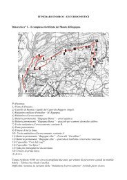 escursionistici. N°1 il complesso fortificato del Monte di Ragogna