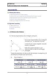 Ejercicio Trigonometría Resuelto