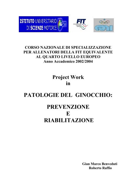 patologie del ginocchio - Federazione Italiana Tennis