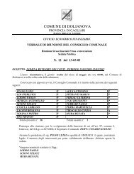 COMUNE DI DOLIANOVA