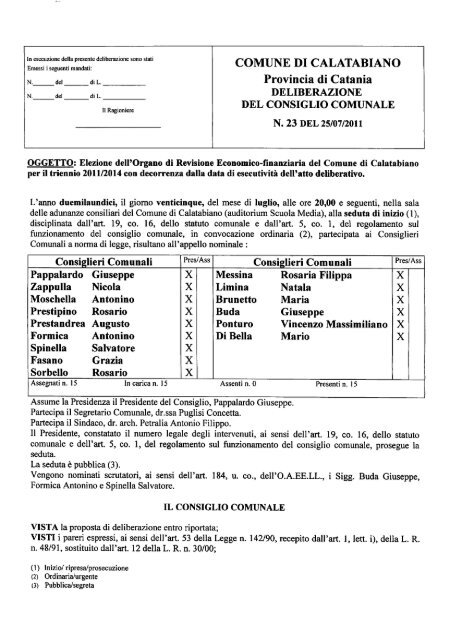 CC 23 del 25072011.pdf - Comune di Calatabiano