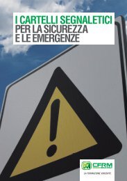 i cartelli segnaletici per la sicurezza e le emergenze - Merlo
