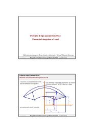 Elemento triangolare a 3 nodi - Dipartimento di Meccanica e ...