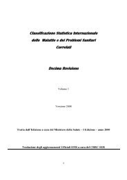 Classificazione Statistica Internazionale delle Malattie e dei ...