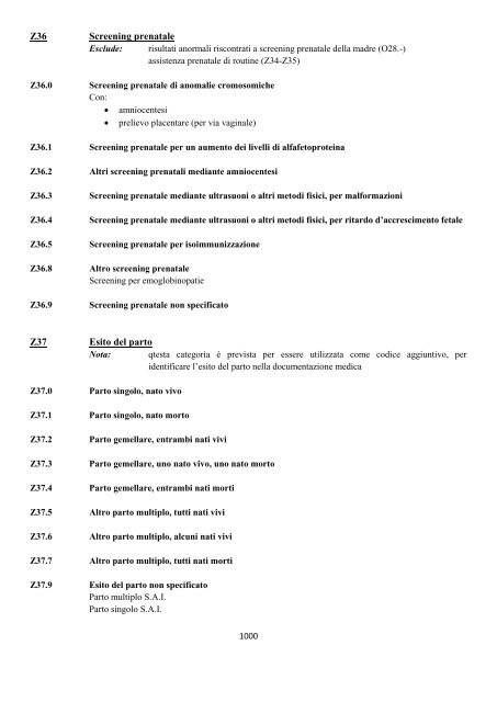 Classificazione Statistica Internazionale delle Malattie e dei ...