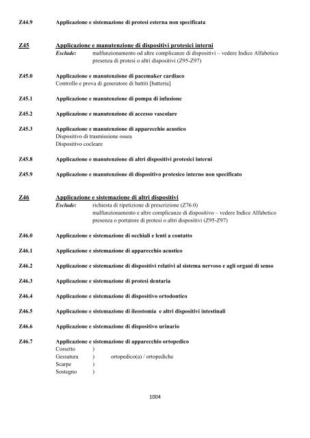 Classificazione Statistica Internazionale delle Malattie e dei ...