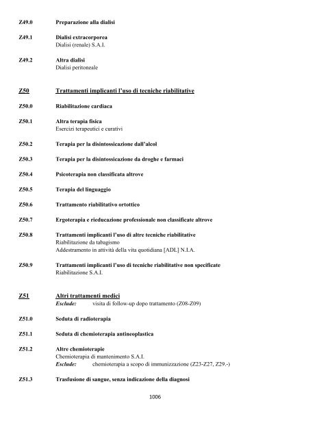 Classificazione Statistica Internazionale delle Malattie e dei ...