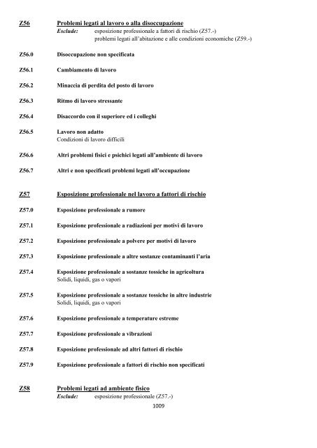 Classificazione Statistica Internazionale delle Malattie e dei ...