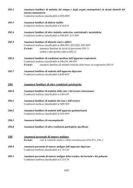 Classificazione Statistica Internazionale delle Malattie e dei ...