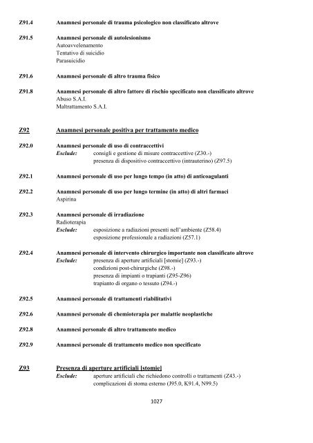 Classificazione Statistica Internazionale delle Malattie e dei ...