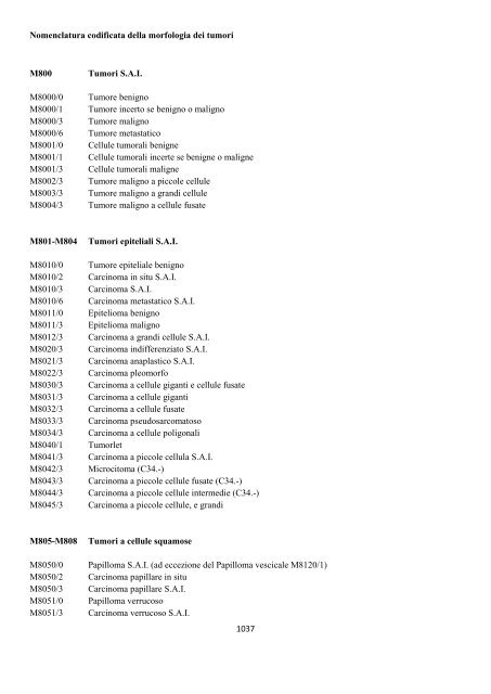 Classificazione Statistica Internazionale delle Malattie e dei ...