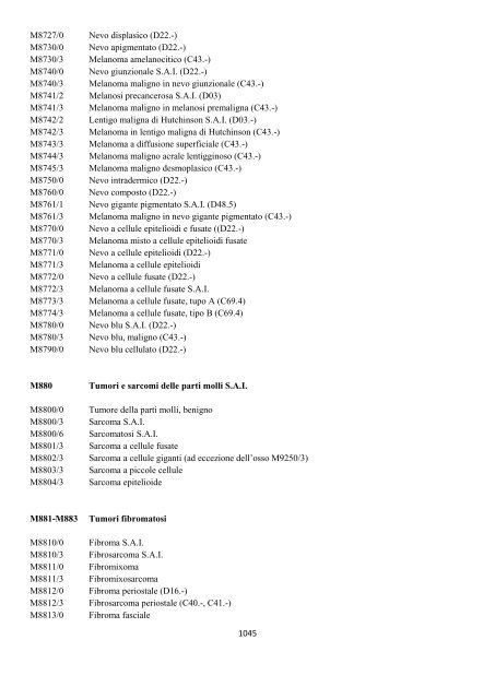 Classificazione Statistica Internazionale delle Malattie e dei ...