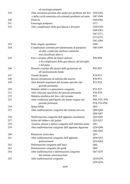 Classificazione Statistica Internazionale delle Malattie e dei ...