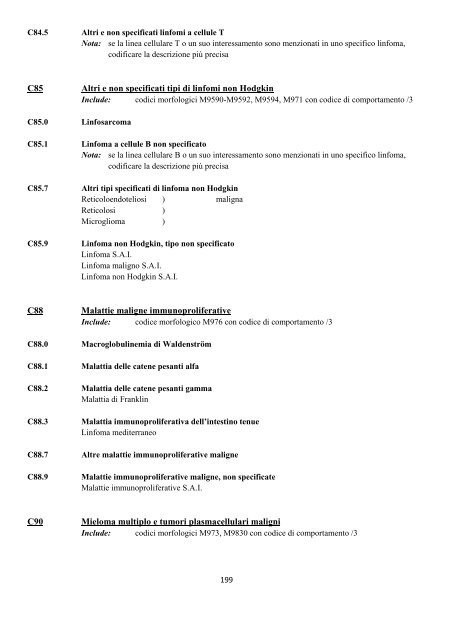 Classificazione Statistica Internazionale delle Malattie e dei ...