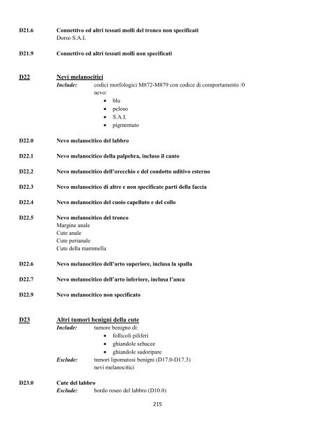 Classificazione Statistica Internazionale delle Malattie e dei ...