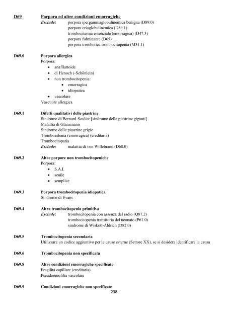 Classificazione Statistica Internazionale delle Malattie e dei ...