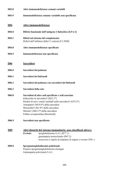 Classificazione Statistica Internazionale delle Malattie e dei ...