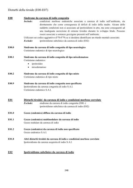 Classificazione Statistica Internazionale delle Malattie e dei ...