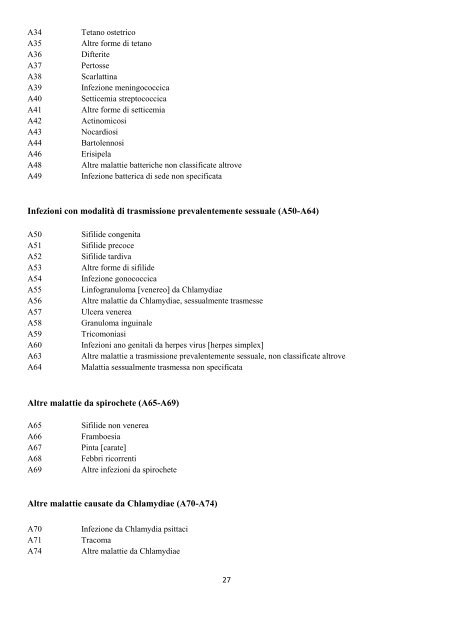 Classificazione Statistica Internazionale delle Malattie e dei ...