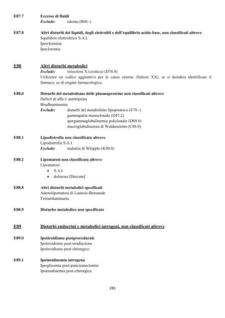 Classificazione Statistica Internazionale delle Malattie e dei ...