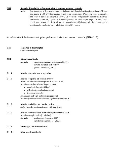 Classificazione Statistica Internazionale delle Malattie e dei ...