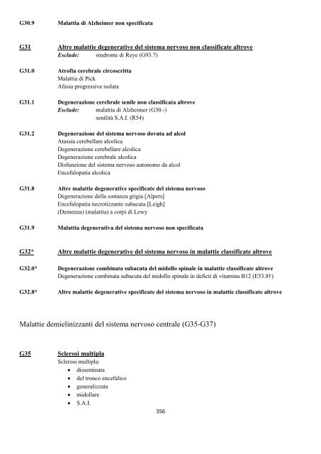 Classificazione Statistica Internazionale delle Malattie e dei ...