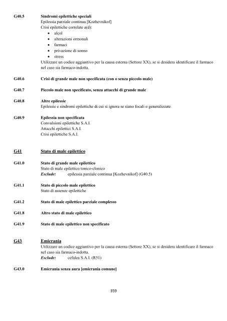 Classificazione Statistica Internazionale delle Malattie e dei ...