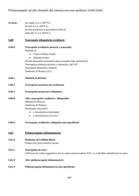 Classificazione Statistica Internazionale delle Malattie e dei ...