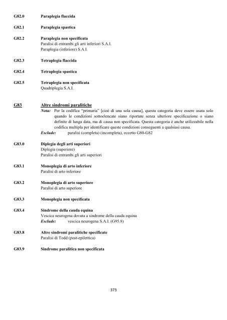 Classificazione Statistica Internazionale delle Malattie e dei ...