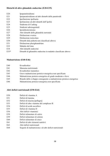 Classificazione Statistica Internazionale delle Malattie e dei ...