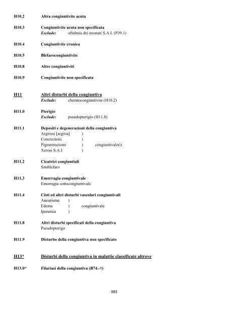 Classificazione Statistica Internazionale delle Malattie e dei ...