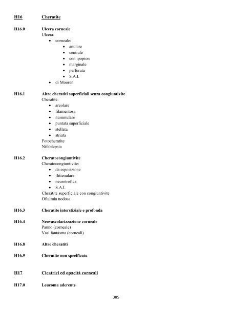 Classificazione Statistica Internazionale delle Malattie e dei ...