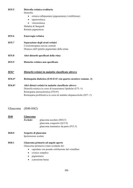 Classificazione Statistica Internazionale delle Malattie e dei ...