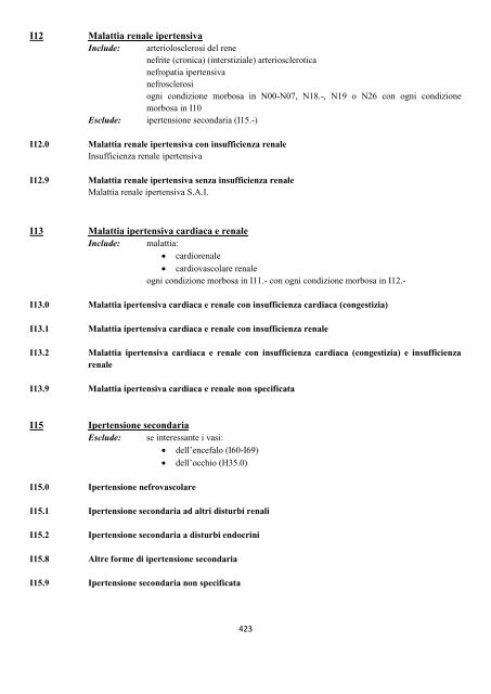 Classificazione Statistica Internazionale delle Malattie e dei ...