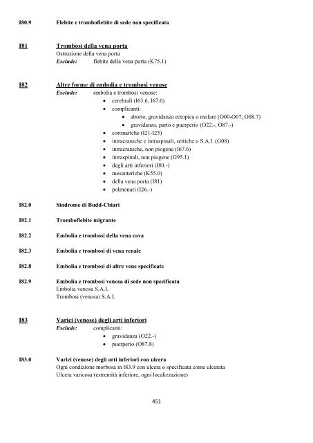 Classificazione Statistica Internazionale delle Malattie e dei ...