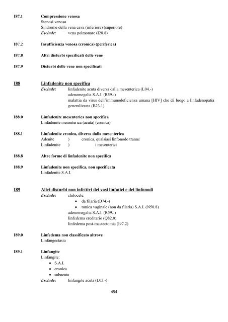 Classificazione Statistica Internazionale delle Malattie e dei ...