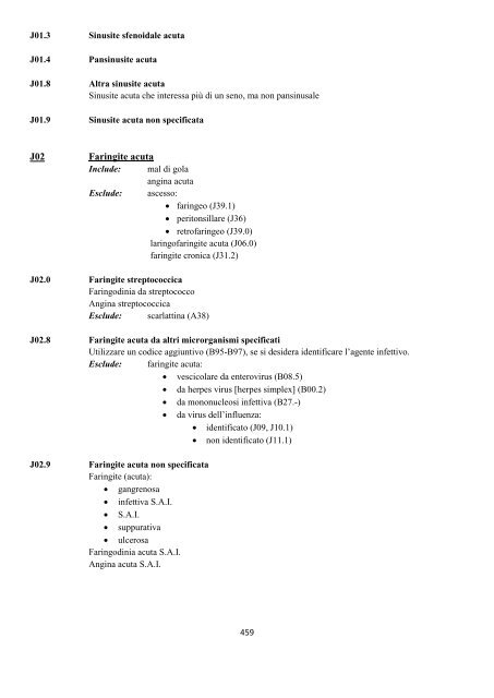 Classificazione Statistica Internazionale delle Malattie e dei ...